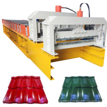 metal glazed tile roofing sheets cold roll forming machine